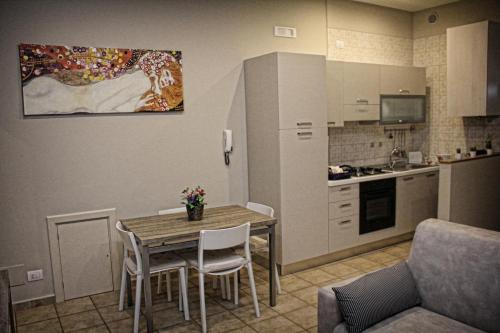 Kuchyň nebo kuchyňský kout v ubytování B&B ViaBrin 32