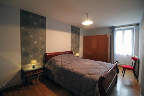 เตียงในห้องที่ Champblanc