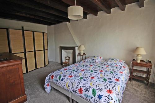 Llit o llits en una habitació de Mémé jeanne