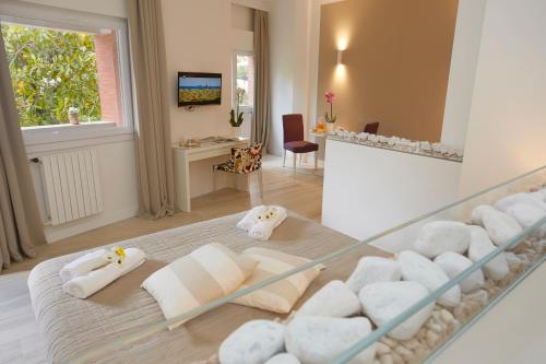 TV a/nebo společenská místnost v ubytování B&B Mondello Design