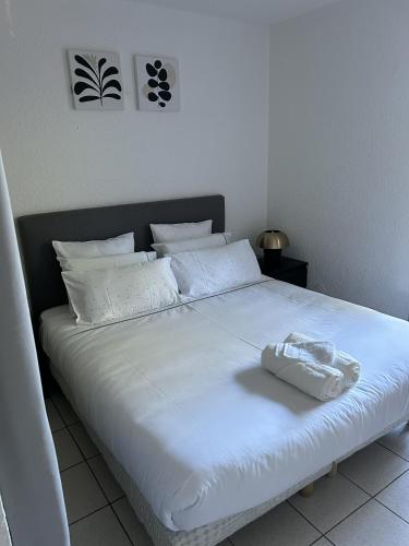 Krevet ili kreveti u jedinici u okviru objekta Appartement SABA