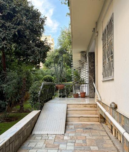 Modern 2BR Garden Apartment in Faliro Sleeps 5