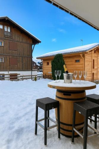 Centre Gets, Jardin Privé, Accès Pistes à pieds