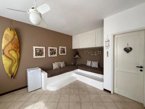 Postel nebo postele na pokoji v ubytování Apartment Ca' Greta
