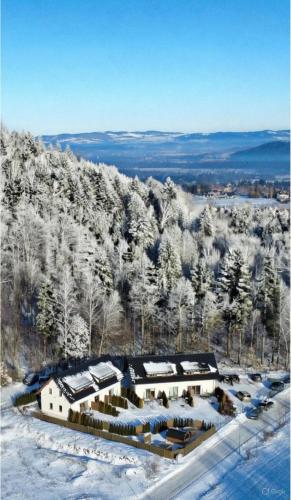 Widokowo - Domki z widokiem na Śnieżkę z Jacuzzi i Sauną
