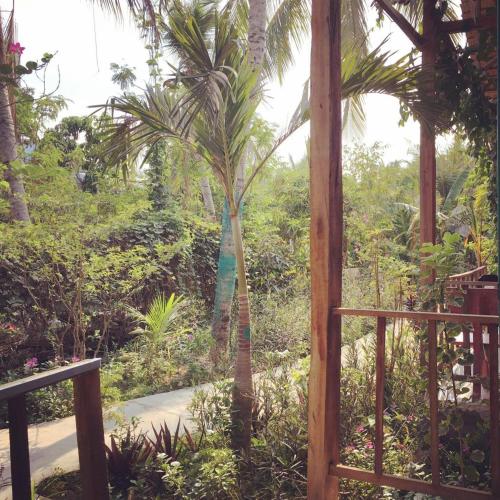 Сад в Green Garden Homestay