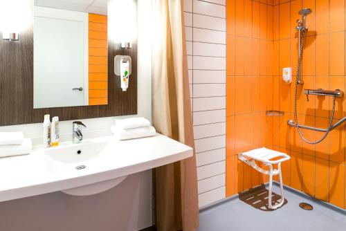 Koupelna v ubytování Ibis Styles Lyon Centre - Gare Part Dieu