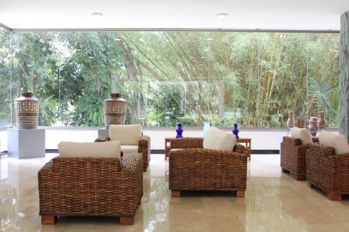 Un lugar para sentarse en Hotel Ventura