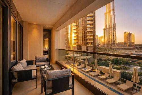 Full Burj Khalifa 3BR in Act Towers