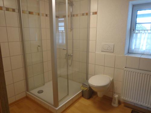 Koupelna v ubytování Ferienwohnung Valora