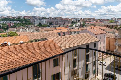 a view of a city with buildings and roofs at KM30rooms in Campobasso