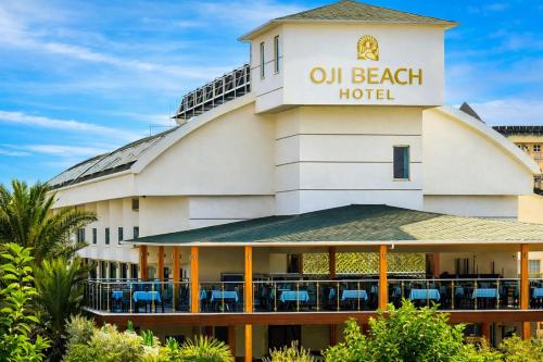 a rendering of the old beach hotel at Oji Beach Hotel in Hacılar