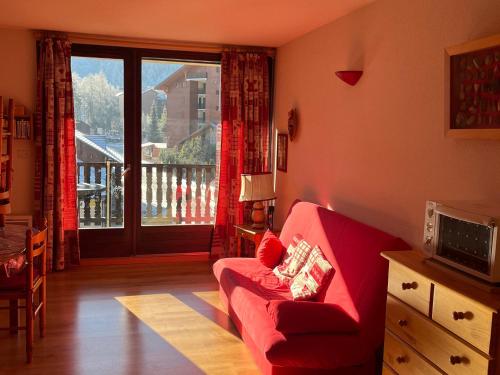 Studio confortable 4 pers, vue sur pistes, La Joue du Loup - FR-1-504-560