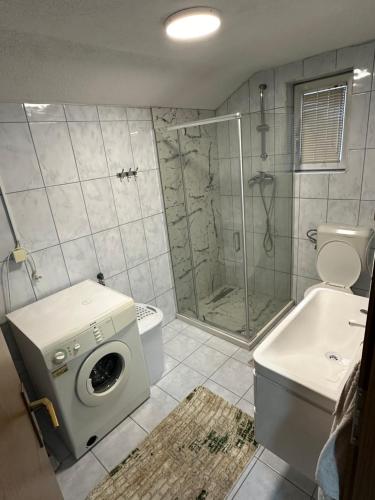 Et badeværelse på A&F apartment