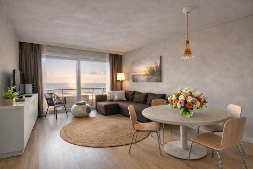 Zona d'estar a Studio Zeezicht