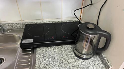 Kaffe- og tefaciliteter på studio