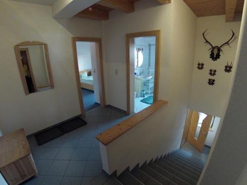 a view of a room with a hallway with a room with a room at Apartments Wolf in Reutte