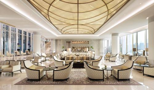 A seating area at Four Seasons Hotel Abu Dhabi at Al Maryah Island