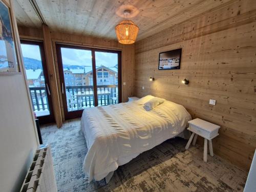 Appartement centre village Les Gets, 4 pax, parking