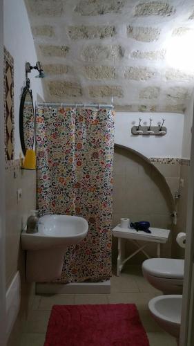 Koupelna v ubytování Casa Nave