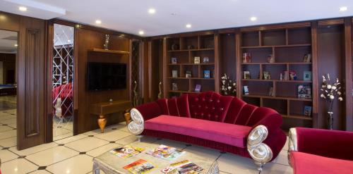 Χώρος καθιστικού στο World Point Hotel Istanbul
