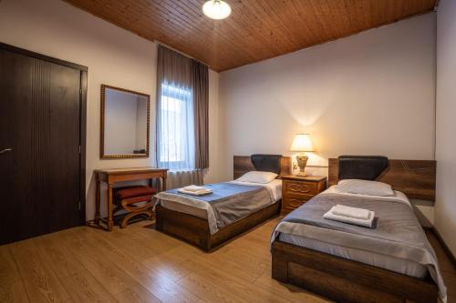 Hotel Chubu 객실 침대