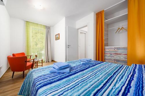 Malerisches Apartment nur 280 Meter zum Strand mit Grill, Klima, WiFi