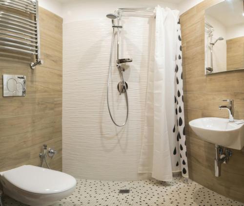 Koupelna v ubytování B&B Studio 162