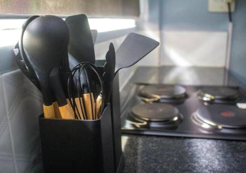 Cuina o zona de cuina de Lee's Garden Flat