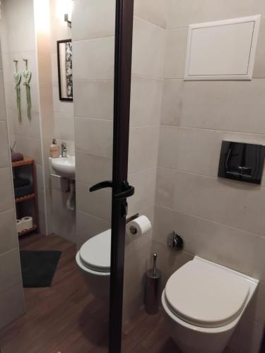 Bilik mandi di Embassy Apartment