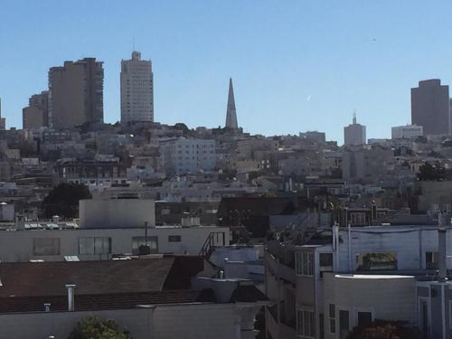 a view of a city skyline with buildings at Coventry Motor Inn in San Francisco