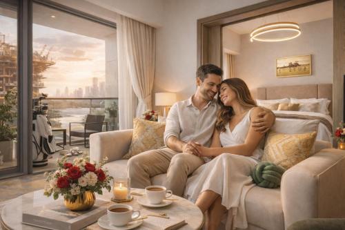 KeyRock Living - Luxury Apartment with Pool & Gym
