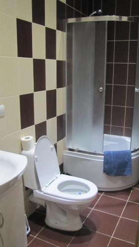 Koupelna v ubytování Mini Hotel Leon