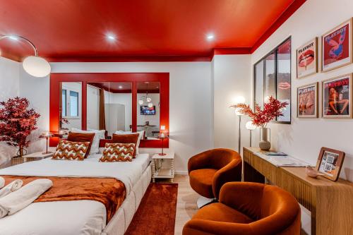 L'Écrin Rouge Escapade Romantique et Balnéo Privé