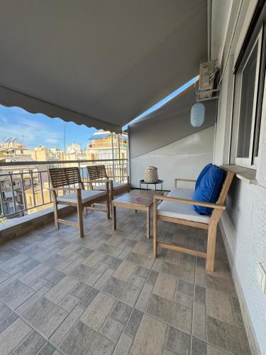 Cecilia's sunny terrace