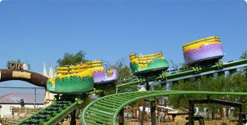 a roller coaster ride at a theme park at AMC Flamingo Land Caravan, Motorhome & Campervan Hire in Kirby Misperton