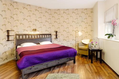 Postel nebo postele na pokoji v ubytování Hotell City
