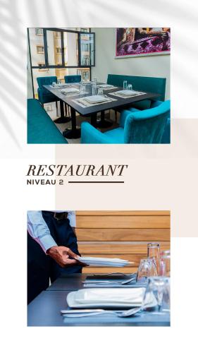 En restaurant eller et andet spisested på Hôtel Bachou