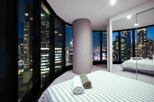 View of Skyline Suites - Stylish Corner Suite, City Views, Melbourne (precios ...