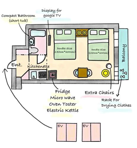 Studio in the center of Shibuya 渋谷道玄坂