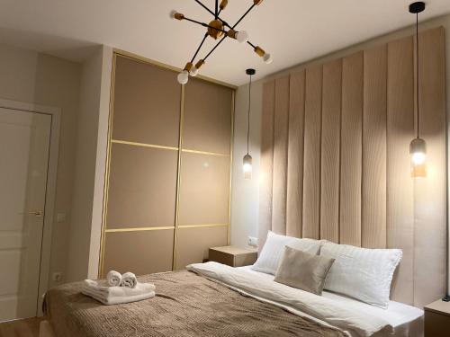 Krevet ili kreveti u jedinici u okviru objekta Moonlight Apartment