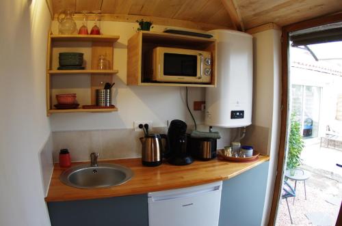 Chambre insolite avec salle de bain