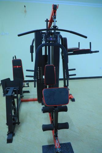 Fitness centrum a/nebo fitness zařízení v ubytování Libanos Hotel