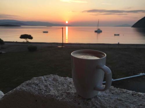 Traditional Greek house by the beach