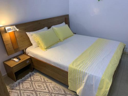 Postel nebo postele na pokoji v ubytování Toutaf Logement
