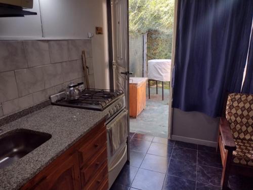 Cuina o zona de cuina de Cabañas Midelem