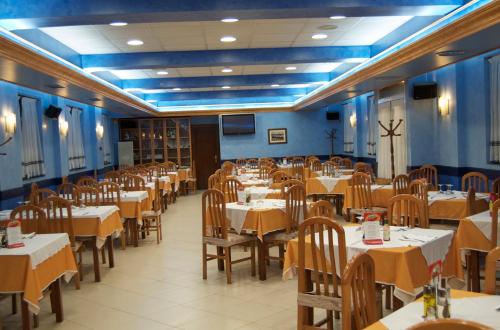 En restaurang eller annat matställe på Pensión Agarimo