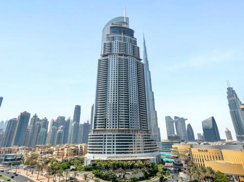 Kensington 1BR and Study with Sofa Bed Burj View Dubal mall link