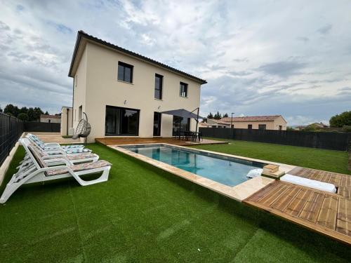 Grande villa avec piscine privée Idéale familles et groupes amis