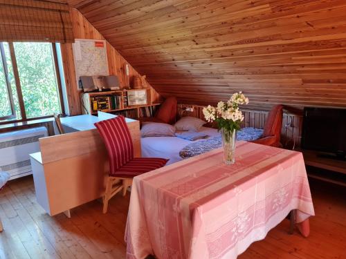 Zona d'estar a Paide Homestay